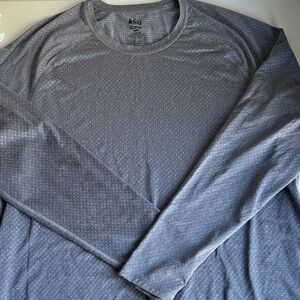 REI Men's Heather Gray Long Sleeve Tee